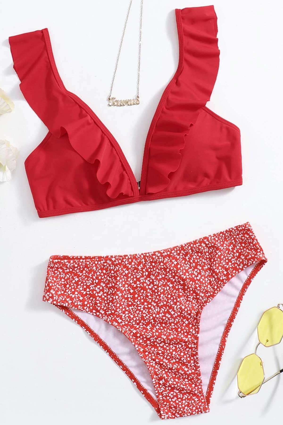 Shein bikini con Volante Vezia